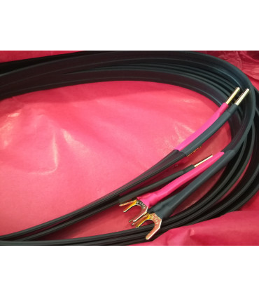 Tellurium Q Black II Speaker Cables Spade-Banana terminated