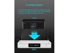 Topping M50 Digital Network Player 24bit/384kHz DSD256 Bluetooth WiFi DLNA AirPlay