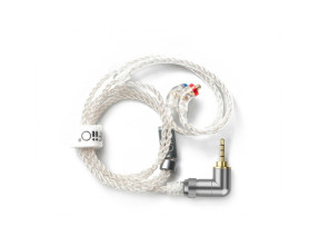 FiiO LC-2.5/3.5BS High-Purity Copper-Plated Silver MMCX Earphone Cable (45cm)