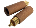 Duelund Paper Gold Brown RCA connectors (set of 2)