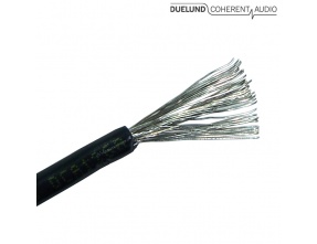 Duelund DCA12GA 600v Tinned Copper Multistrand - Polycast Sleeving Power Cable (cut-sales)