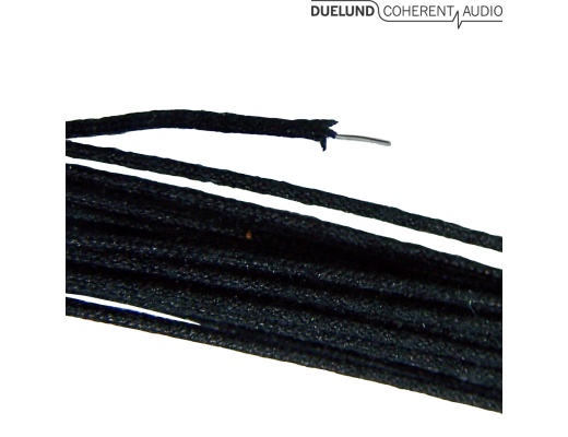 Duelund 2.0 Round Silver cotton in oil Wire 0.4mm (26GA) Interconnect Cable (cut-sales)