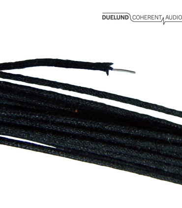 Duelund Round Silver cotton in oil Wire 0.4mm (26GA) Interconnect Cable (cut-sales)
