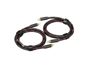 Topping TCR2-25 Silver Plated OFC Copper RCA Cable (different lengths)