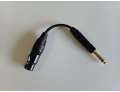 Cable Adapter Female XLR 4-pin femmina / Male Jack 6.35mm High Quality qualità
