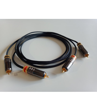 Coppia di cavi RCA all’argento puro Duelund Round Silver