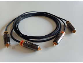 Duelund Round Silver pure silver RCA cables (Pair)