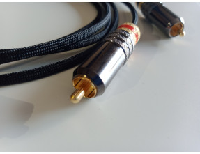 Duelund Round Silver pure silver RCA cables (Pair)