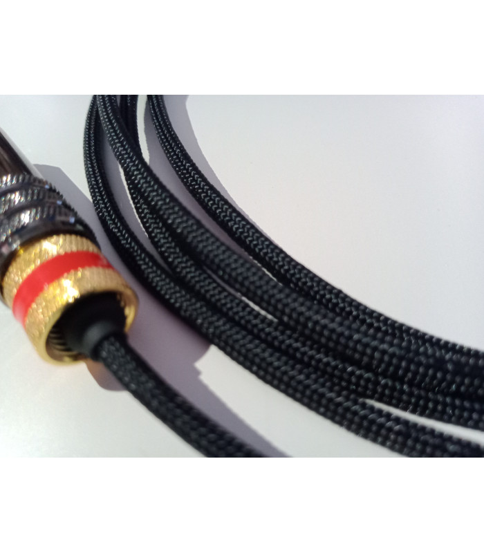 Duelund Round Silver pure silver RCA cables (Pair)