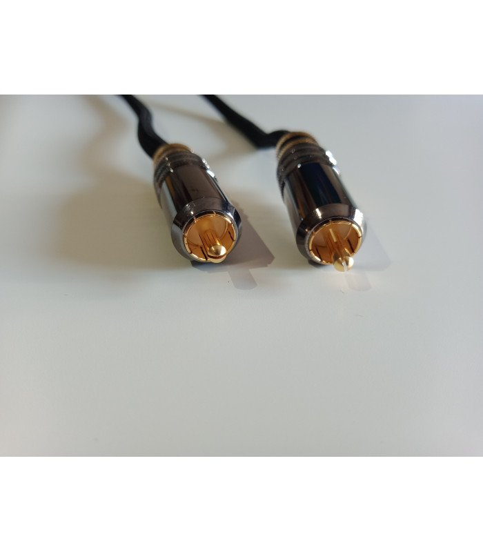 Duelund Flat Silver pure silver RCA flagship cables (Pair)