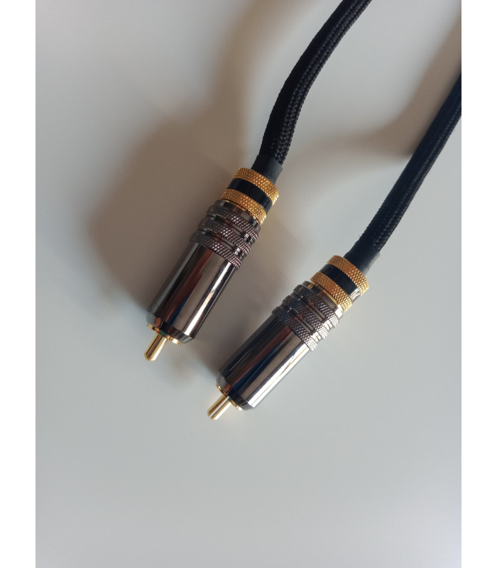 Duelund Flat Silver pure silver RCA flagship cables (Pair)