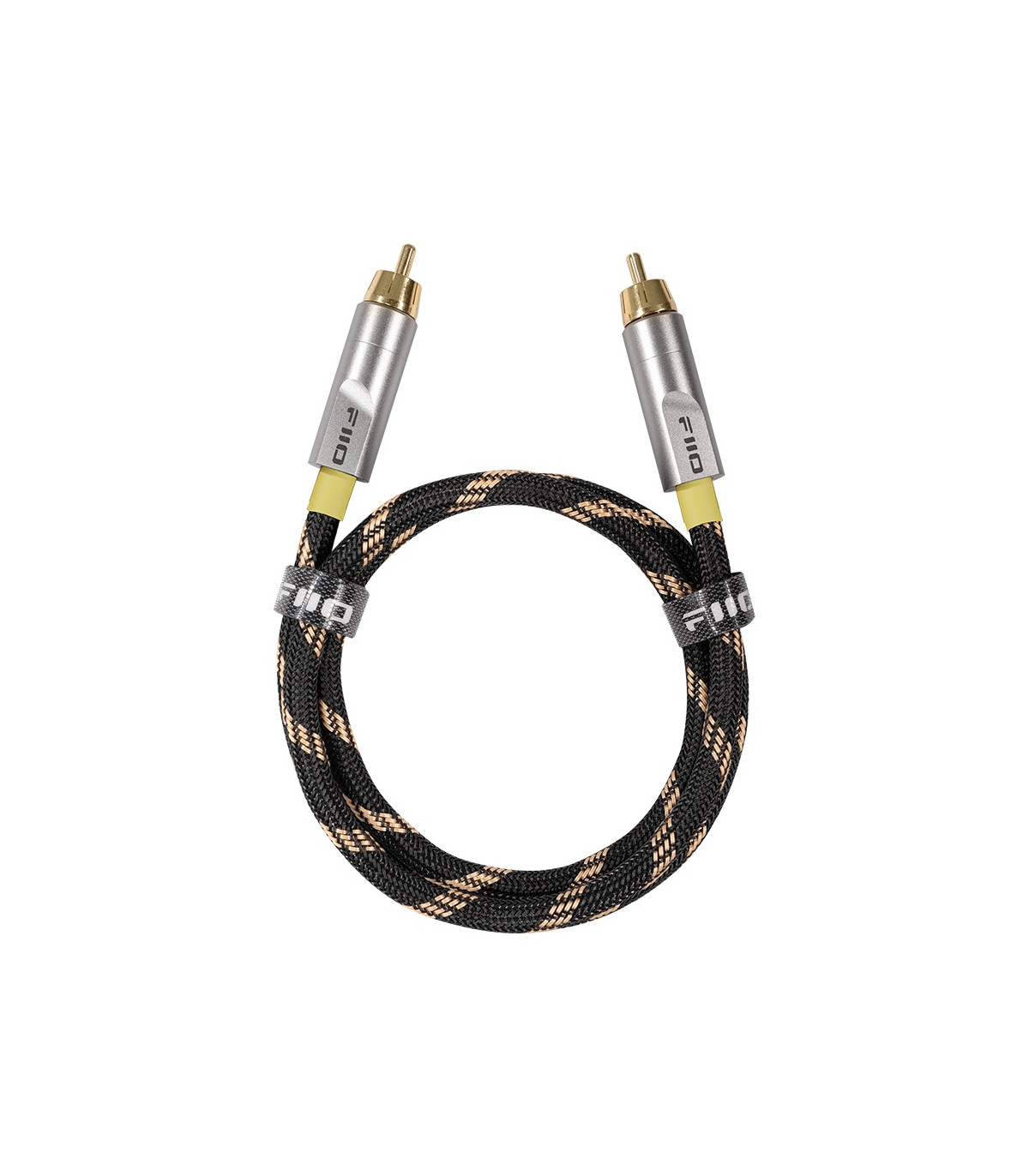 EMK Cavo Coassiale Digitale RCA Per Subwoofer: 1,5m, Doppia Schermatura, Connettori Placcati Oro 24K, SPDIF, Marrone