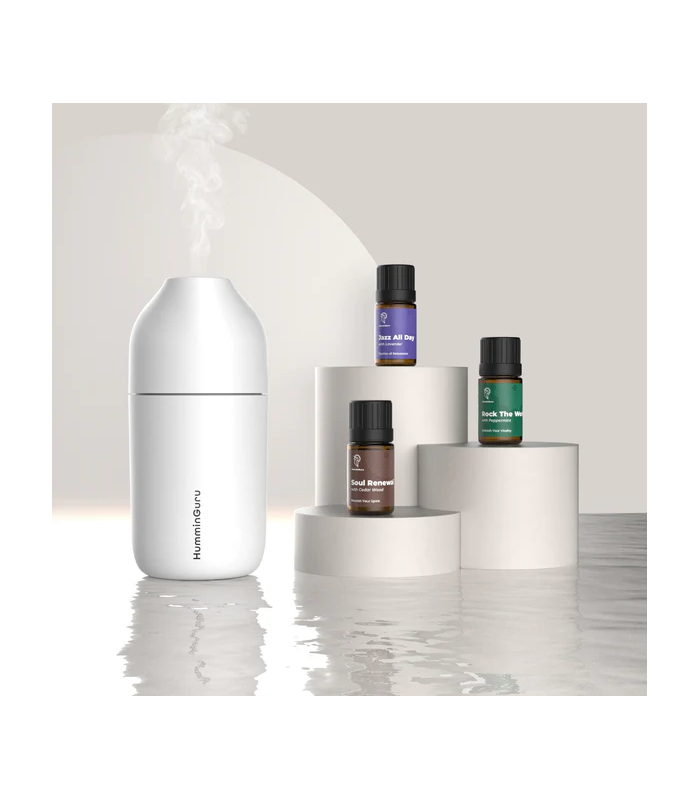 HumminGuru Diffusore di Aromi + Set di Oli Essenziali
