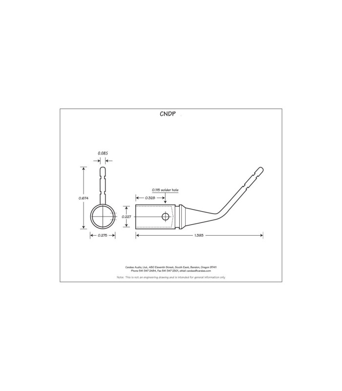 Cardas Speaker pins CNDP G (Set of 2)