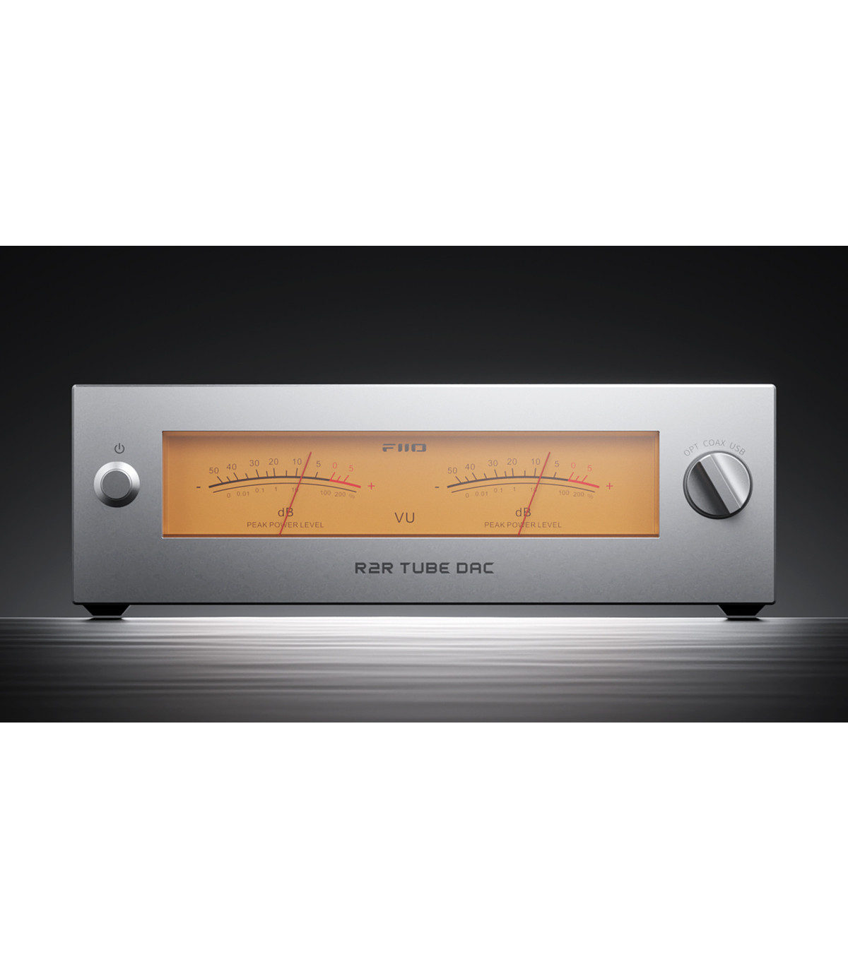 FiiO WARMER DAC USB R2R Valvolare Bilanciato V-Meter