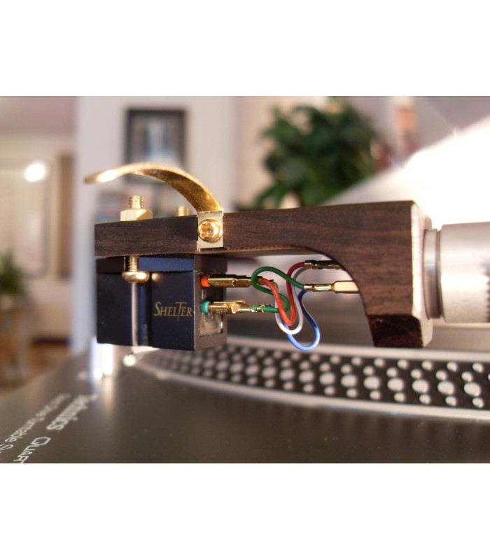 Yamamoto HS-1A / HS-1As Headshell in ebano nero africano