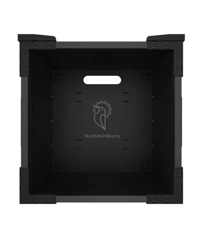 HumminGuru FlexiCube LP Modular stackable record holder (for 70 LPs)