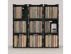 HumminGuru FlexiCube LP Portadischi Modulare Impilabile (per 70 LP)