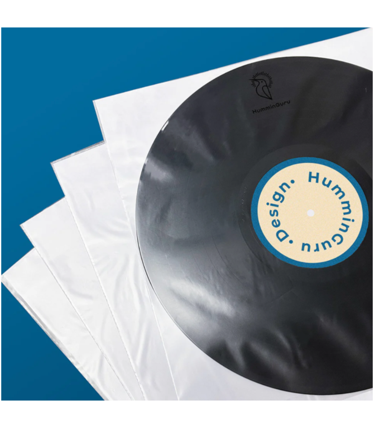 HumminGuru 12" Buste interne PREMIUM per vinili LP da 12" (Set da 50)