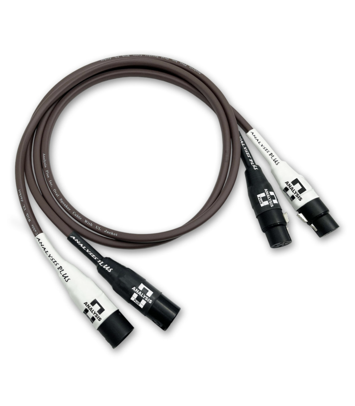 Analysis Plus Chocolate Oval In Interconnects XLR Coppia di cavi di segnale mt. 1,5 [usato]