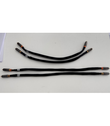 Coppia di cavi RCA Argento Puro con Duelund Flat Silver Silk 1.0 [usato]