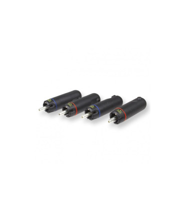 Connettori RCA KLE Innovations Copper Harmony (set di 4)