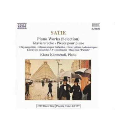 Erik Satie - Gymnopédies - A selection of Piano Pieces - CD