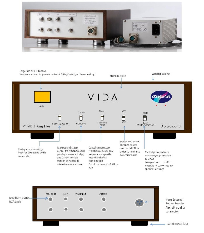 Aurorasound VIDA Preamplificatore Phono [usato]