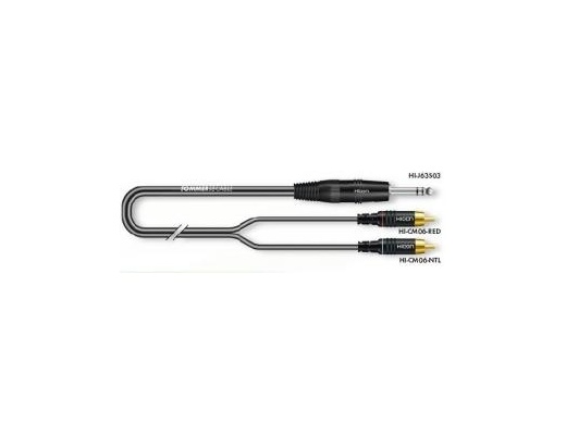 Sommer Cable SC-ONYX Jack 6.3mm/RCA Stereo cable