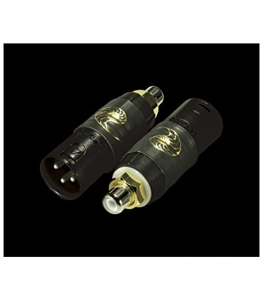 Cardas Male XLR to RCA Adapter black series (Set of 2)