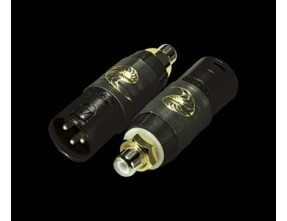 Cardas Male XLR to RCA Adapter black series (Set of 2)