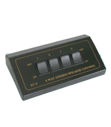 TCC TC-5 4-Way Stereo Speaker Selector