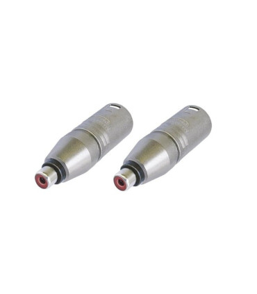 Adaptors Neutrik male XLR/female RCA (Set of 2)