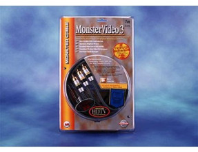 Monster Video3 MV3CV 3 Video RCA Cables