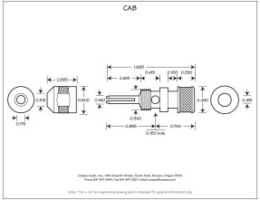 Cardas CAB Banana Connector (Set of 2)